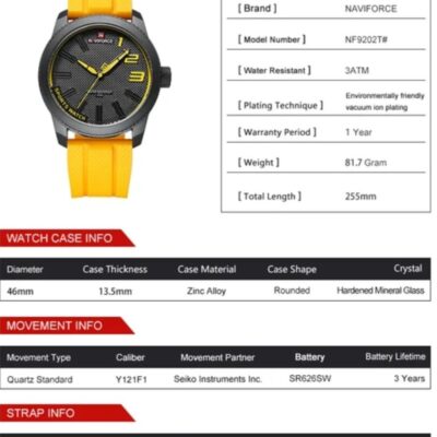 NaviForce Saat Kisi ucun №616