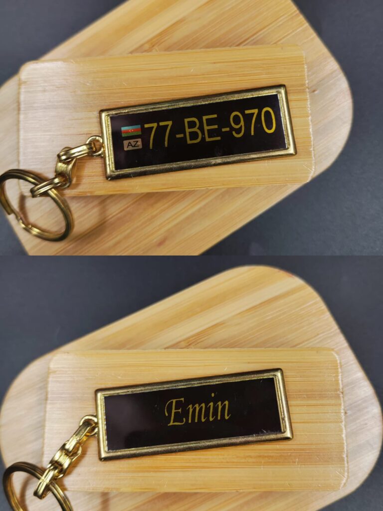 Brelok ad nomre yazili №817