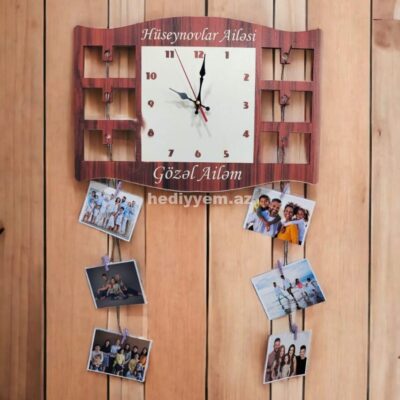 Sekilli Saat Kreativ Hediyye №821