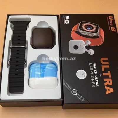 S8 Ultra + Airpods | Smart Saat + Qulaqciq