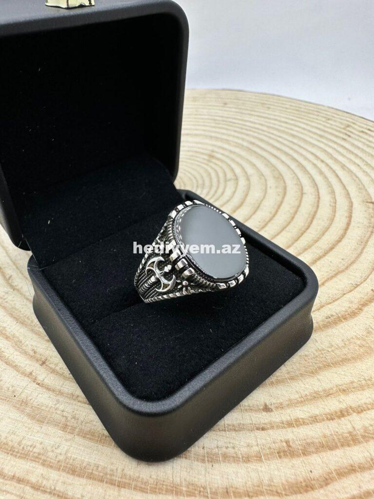Kisi uzukleri (925 ayar gümüş) №d80