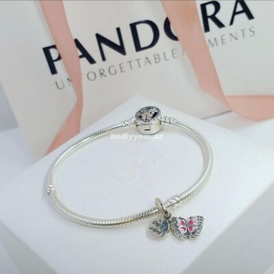 925 Gumus Pandora Qolbaq №c97