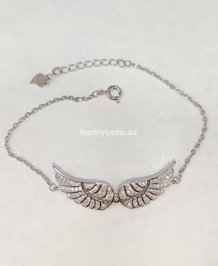 925 Gümüş Melek Qolbaq (Bilerzik) №i84