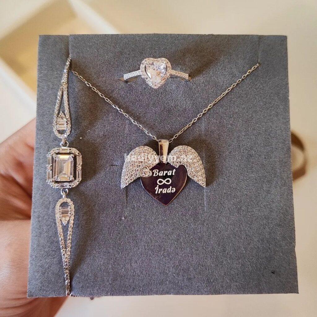 Gümüş Kamplekt 925 Əyar — №a053