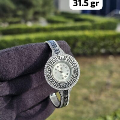 925 ayar Gumus Qol Saati #d019