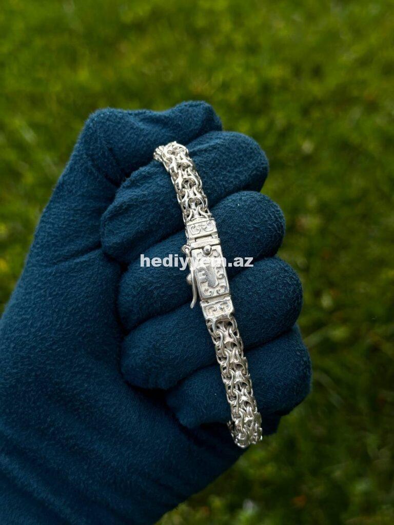 Gumus Qolbaq Braslet 925 ayar  #247