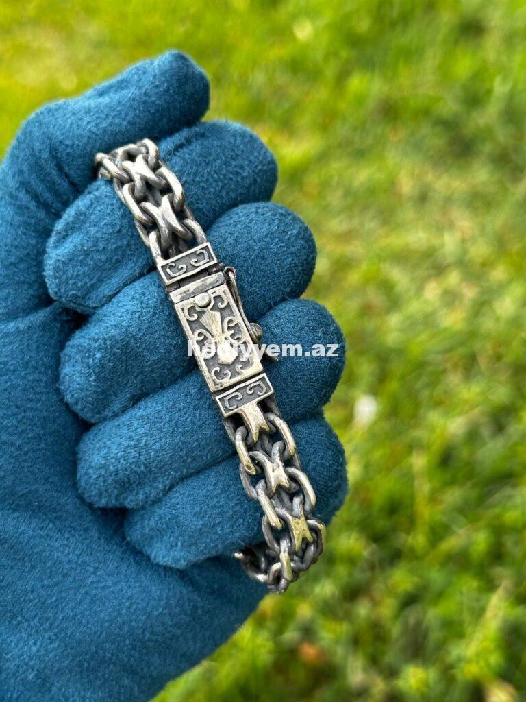 Gumus Qolbaq Braslet 925 ayar  #246