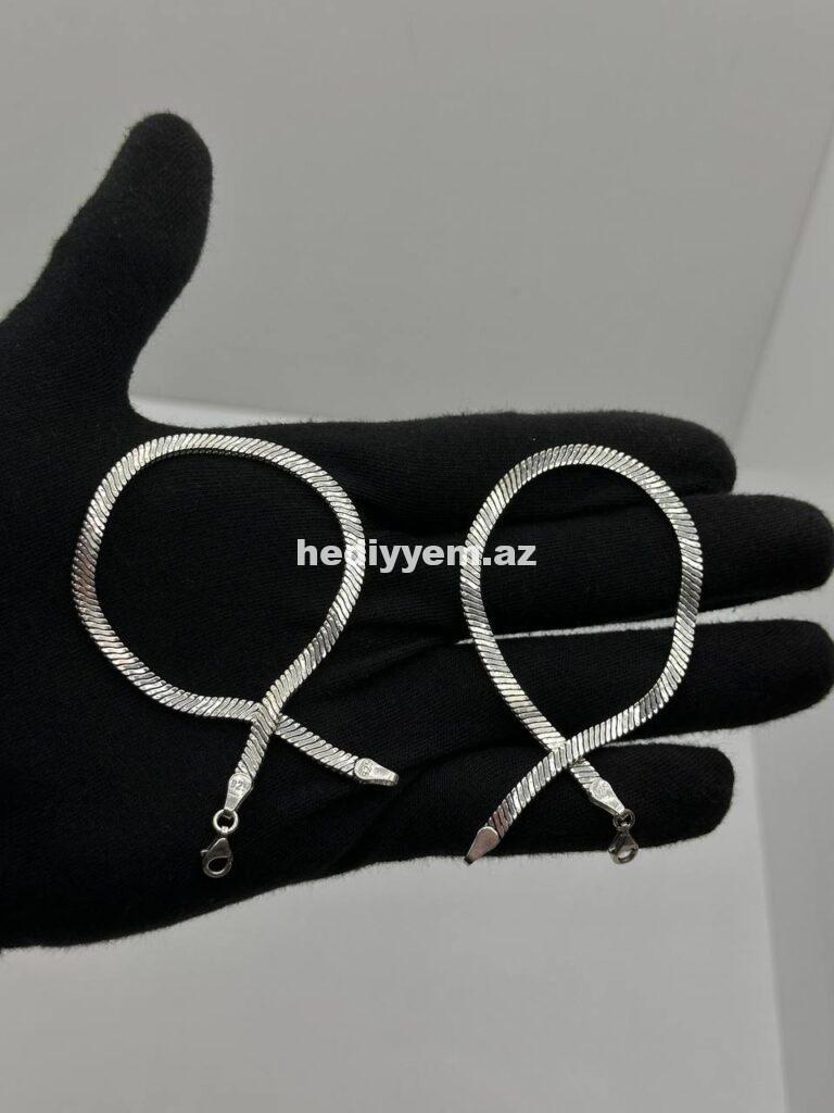 Gumus Qolbaq Braslet 925 ayar  #245