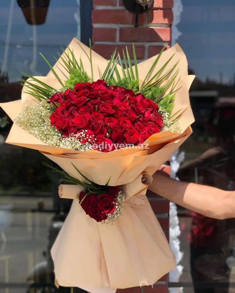 Qarışıq Gül Buketi (0001)
