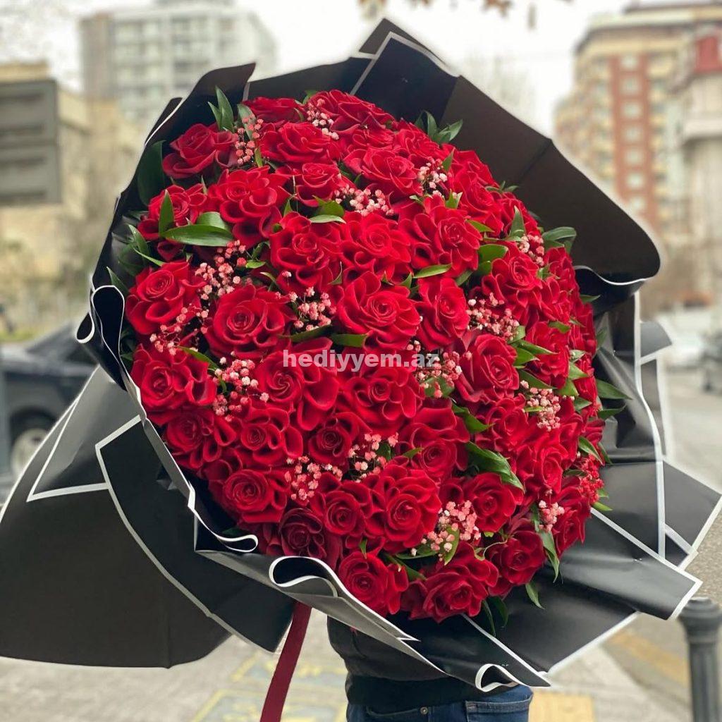Qarışıq Gül Buketi (0001)