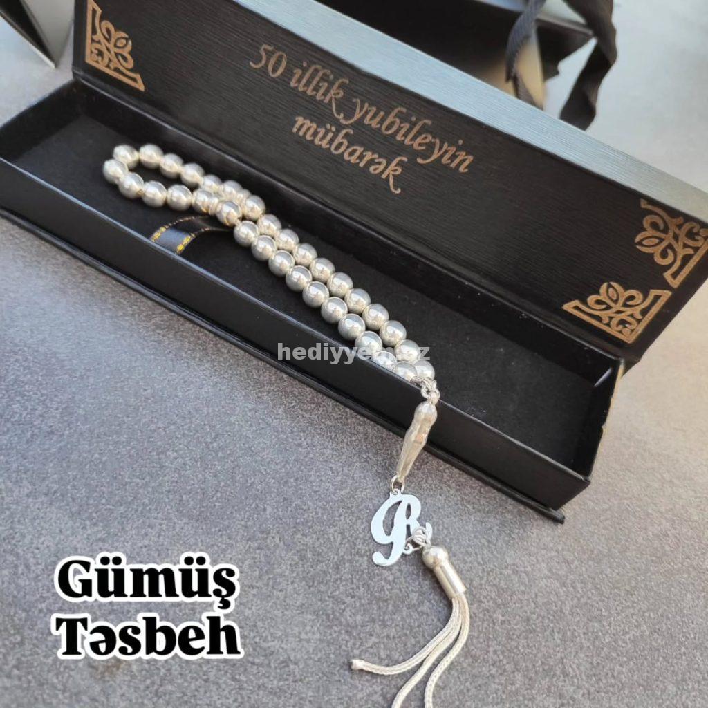 Gümüş Tesbeh Hediyyelik (isteye uygun yazili) – (3056)