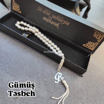 Gümüş Tesbeh Hediyyelik (isteye uygun yazili) – (3056)