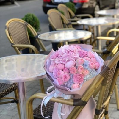 Qarışıq Mix Gül Buketi – (3136)