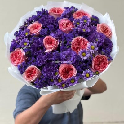 Qarışıq Mix Gül Buketi – (3140)