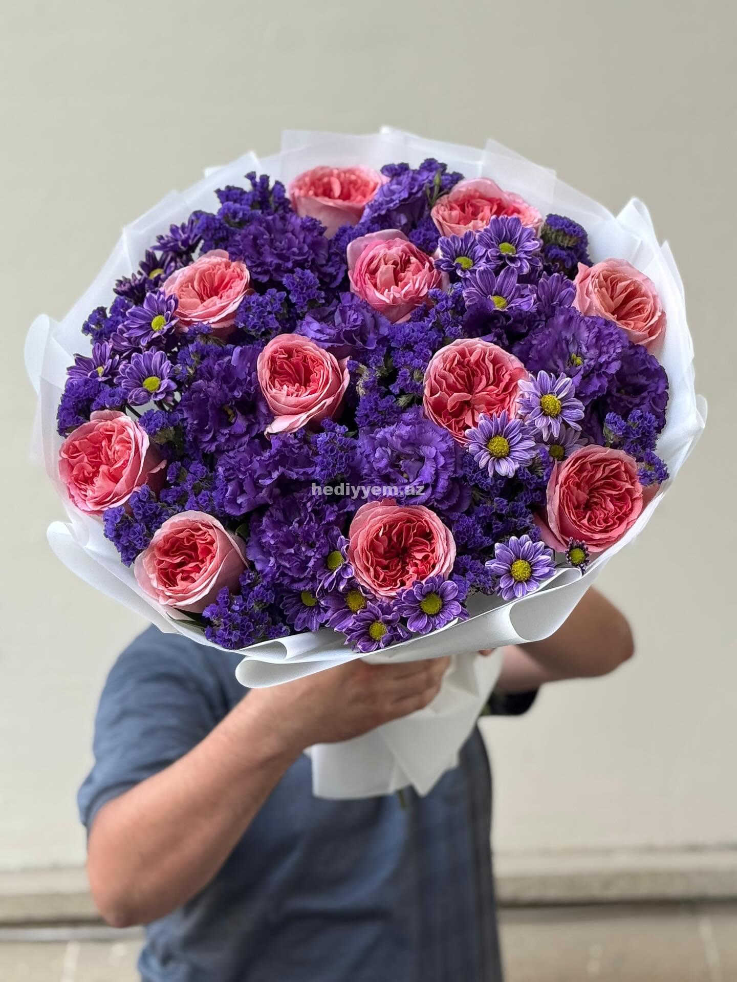 Qarışıq Mix Gül Buketi – (3140)