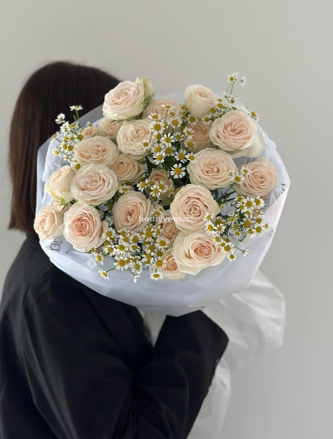 Ağ Gül Buketi – (3144)