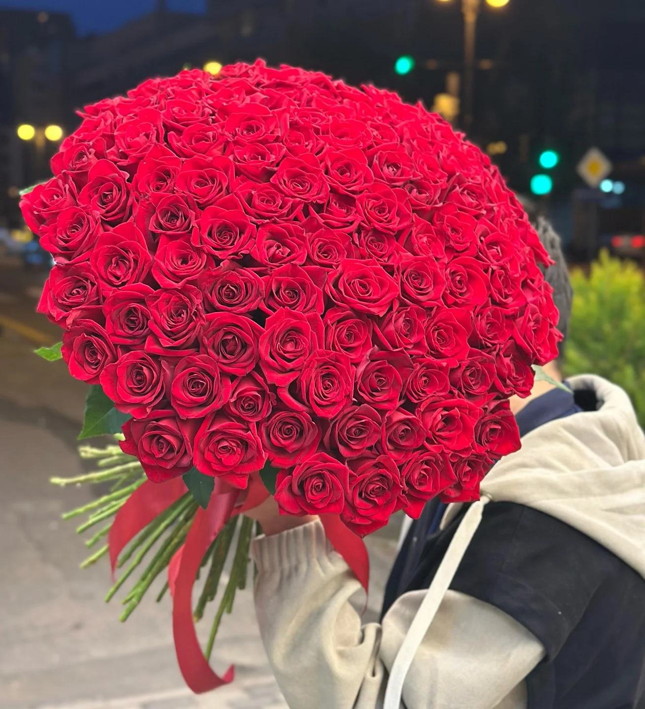 Qırmızı Qızılgül Gül Buketi – (3118)