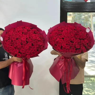 Qırmızı Qızılgül Gül Buketi – (3120)