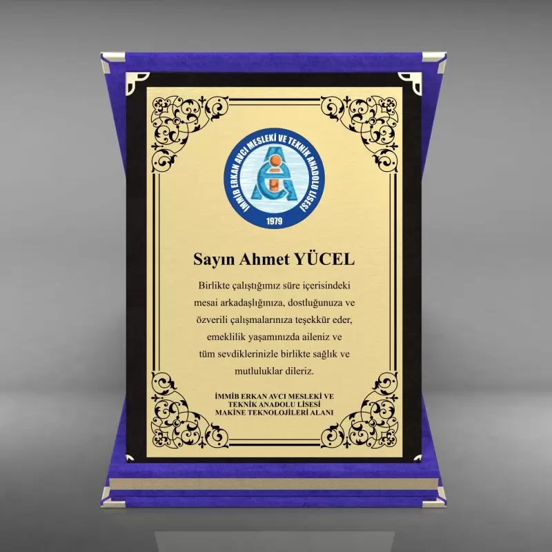 Plaket (istənilən yazılı) – (3110)