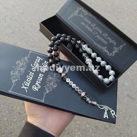 Tesbeh (istədiyiniz yazılı) – (3091)