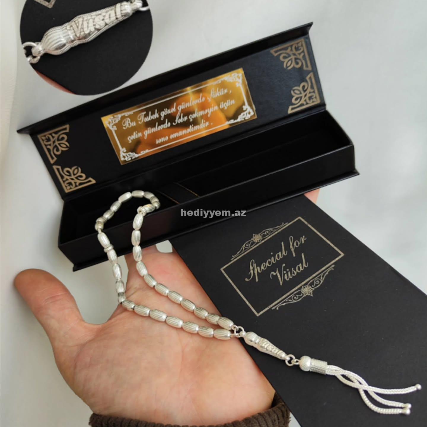 925 ayar Gumusden Tesbeh – (3177)