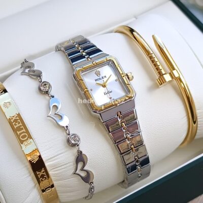 Qadın qol saatı seti Rolex – (3192)