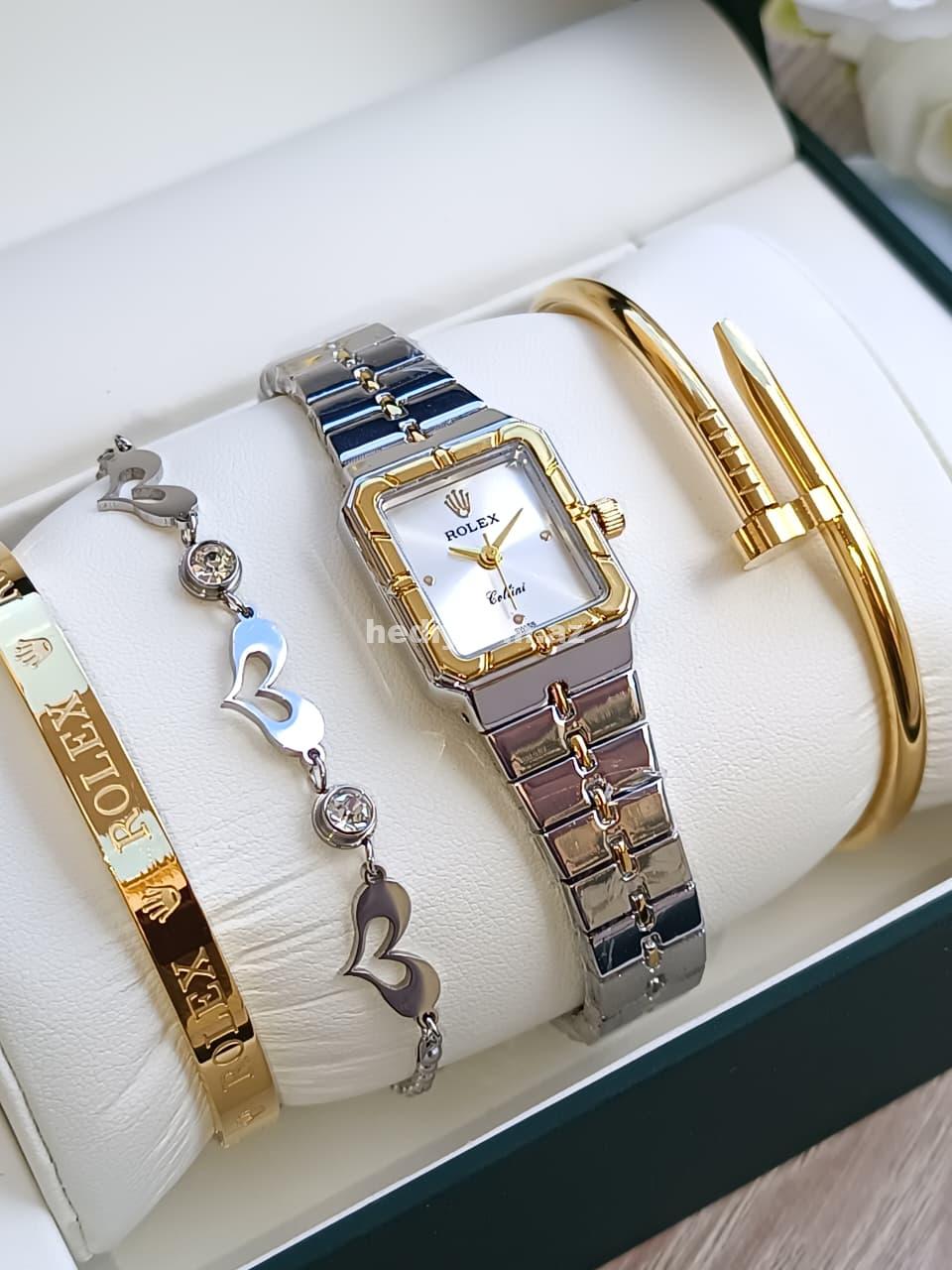 Qadın qol saatı seti Rolex – (3192)