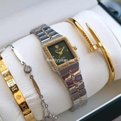 Qadın qol saatı seti Rolex – (3192)
