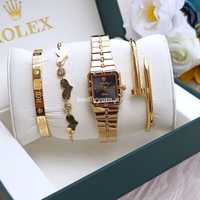 Qadın qol saatı seti Rolex – (3192)