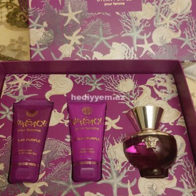 Versace Dylan Purple pour femme – 90 ml Qadın Parfüm Seti 🌸