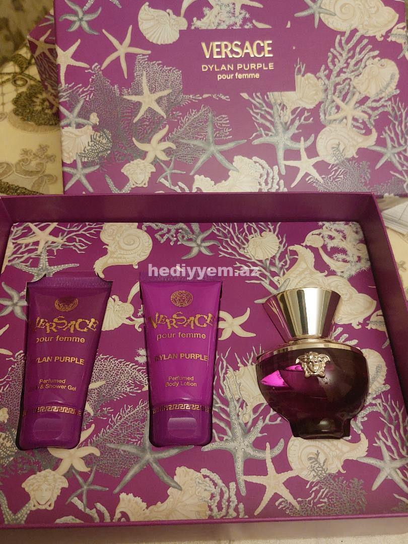 Versace Dylan Purple pour femme – 90 ml Qadın Parfüm Seti 🌸