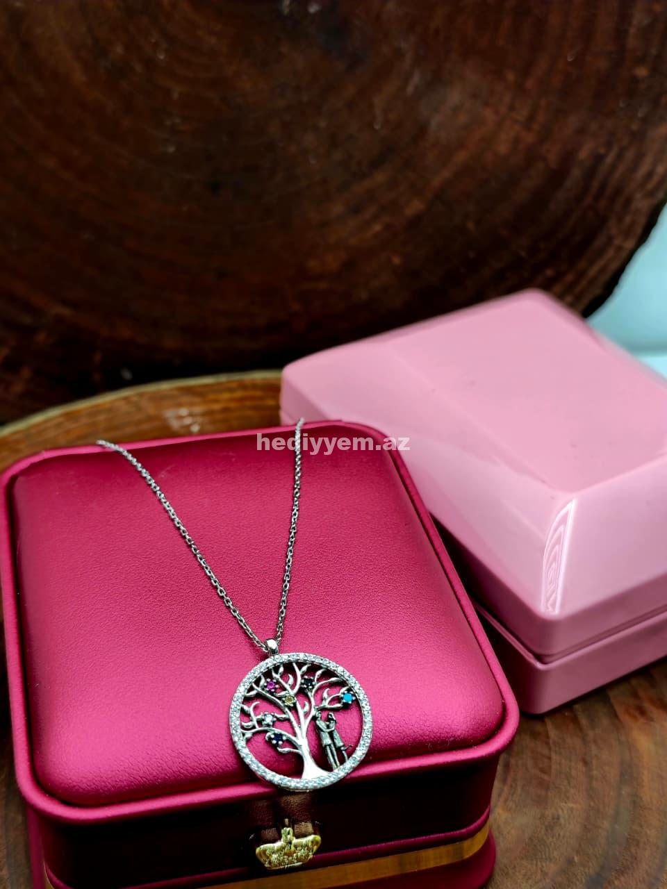 925 ayar Gümüş Sep (Boyunbağı) – No.3357