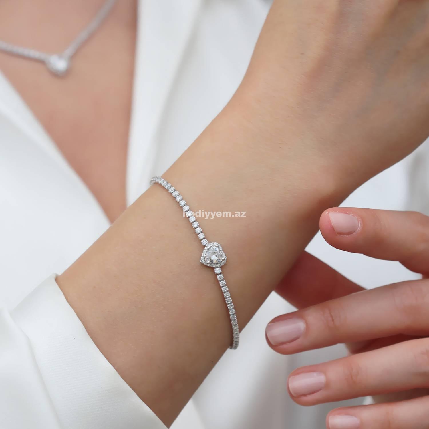 925 ayar Gümüş Qolbaq (Braslet) – No.3364