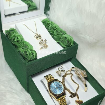 Rolex Takım Qadin Saati Rəngi getmir – No.3419