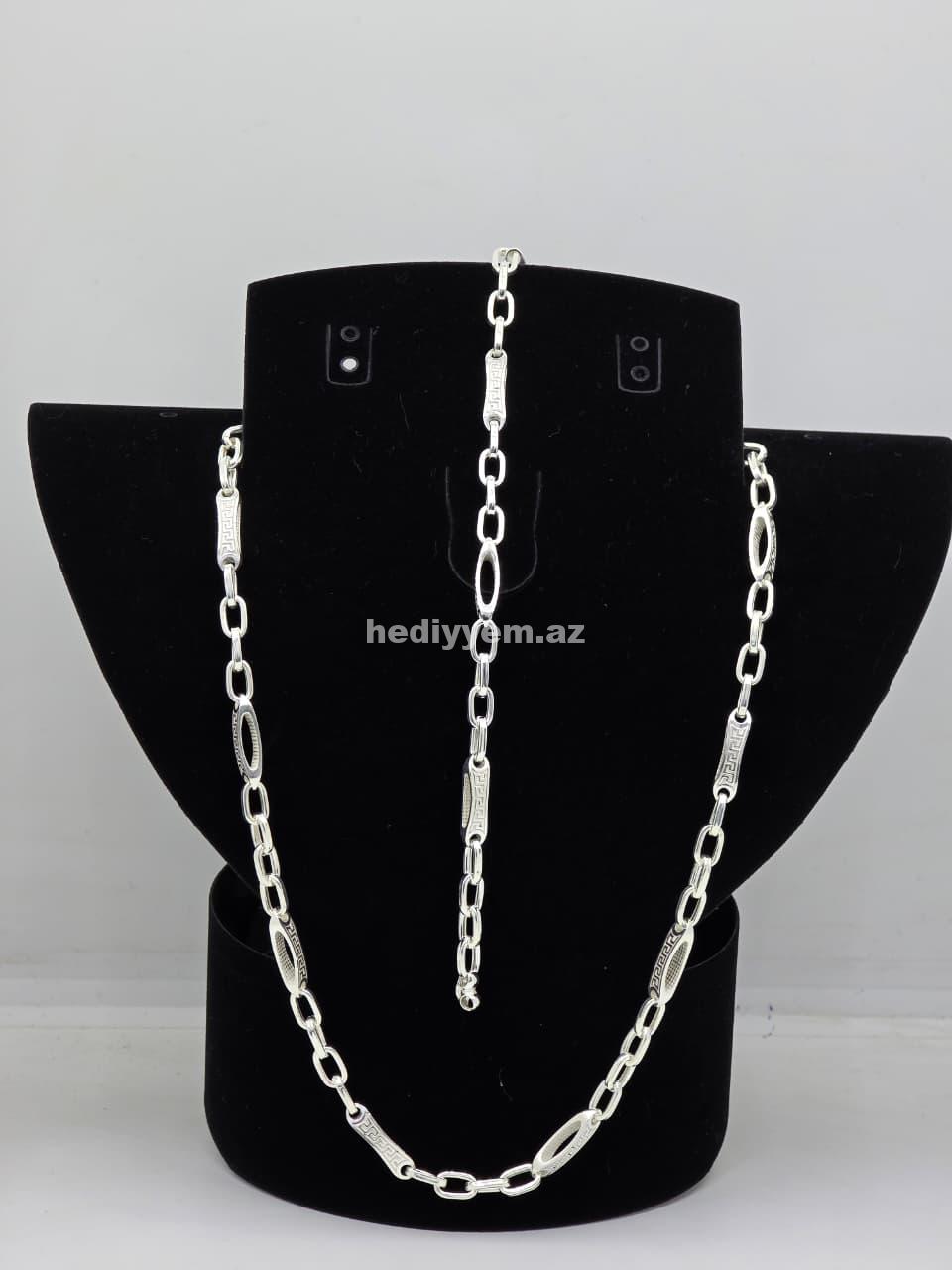 925 ayar Kişi Gümüş Dest Versace Modeli – No.3384