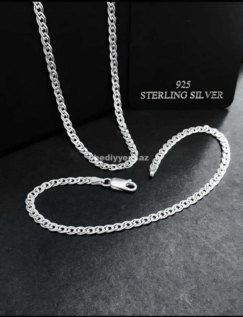 925 ayar Kişi Gümüş Dest Modeli – No.3400