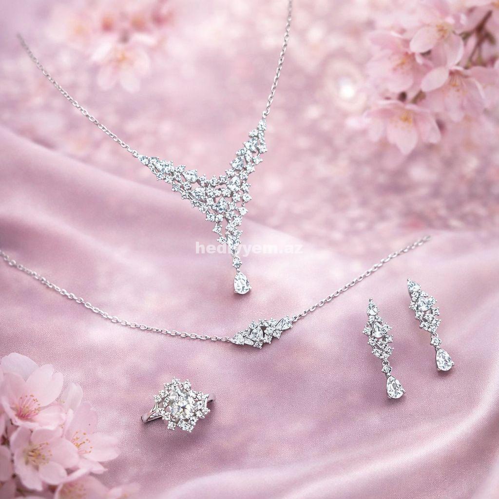 925 ayar QAdin Gümüş Dest Modeli – No.3409