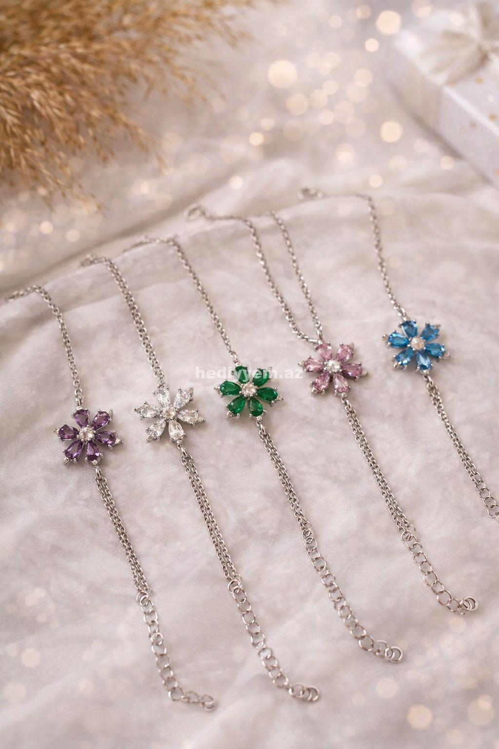 925 ayar QAdin Gümüş Qolbaq Modeli – No.3410