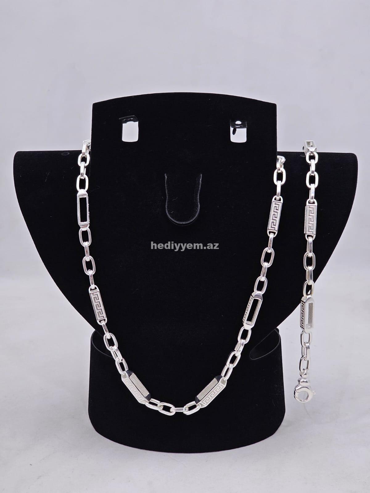 925 ayar Kişi Gümüş Dest Versace Modeli – No.3395