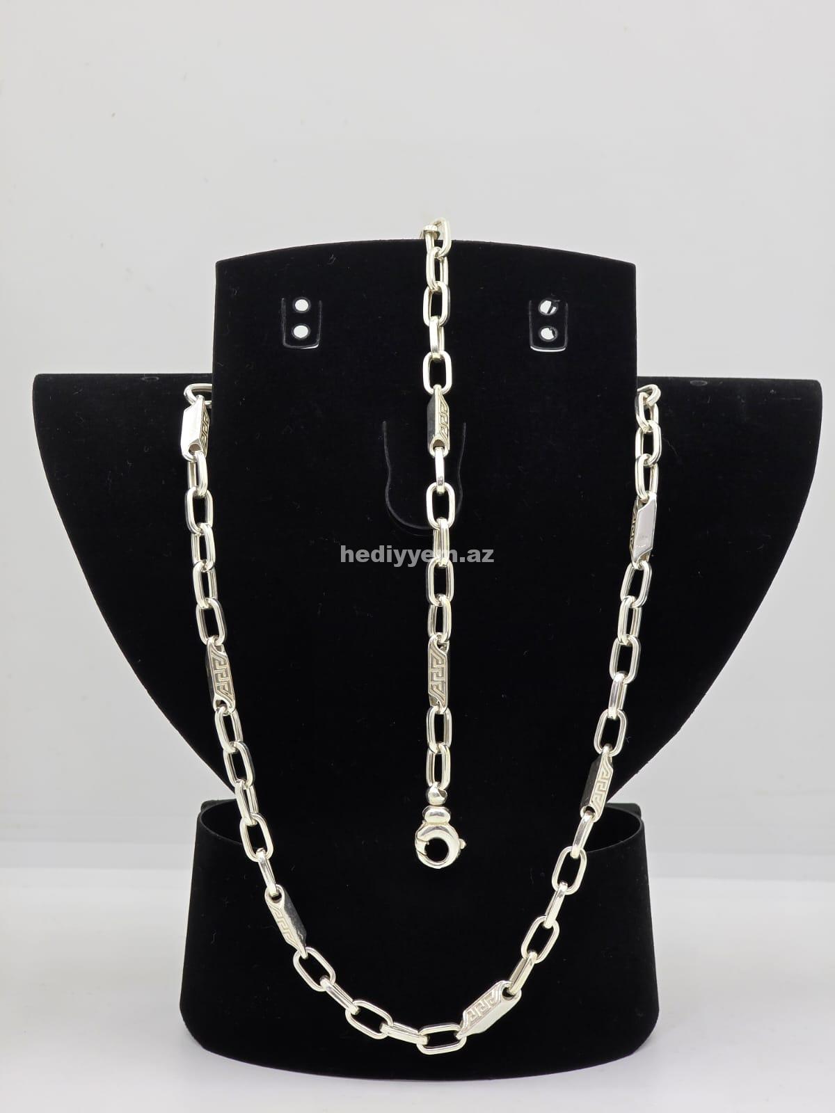 925 ayar Kişi Gümüş Dest Versace Modeli – No.3388