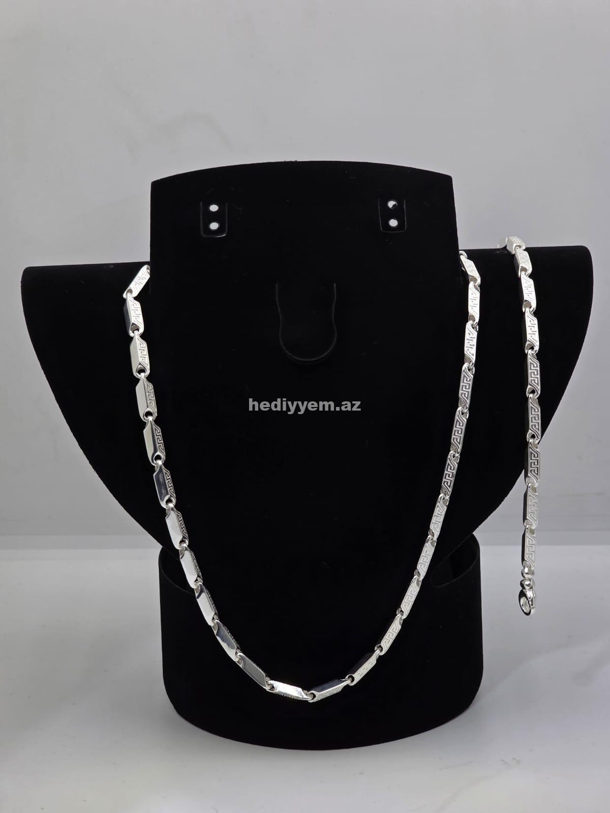 925 ayar Kişi Gümüş Dest Versace Modeli – No.3390