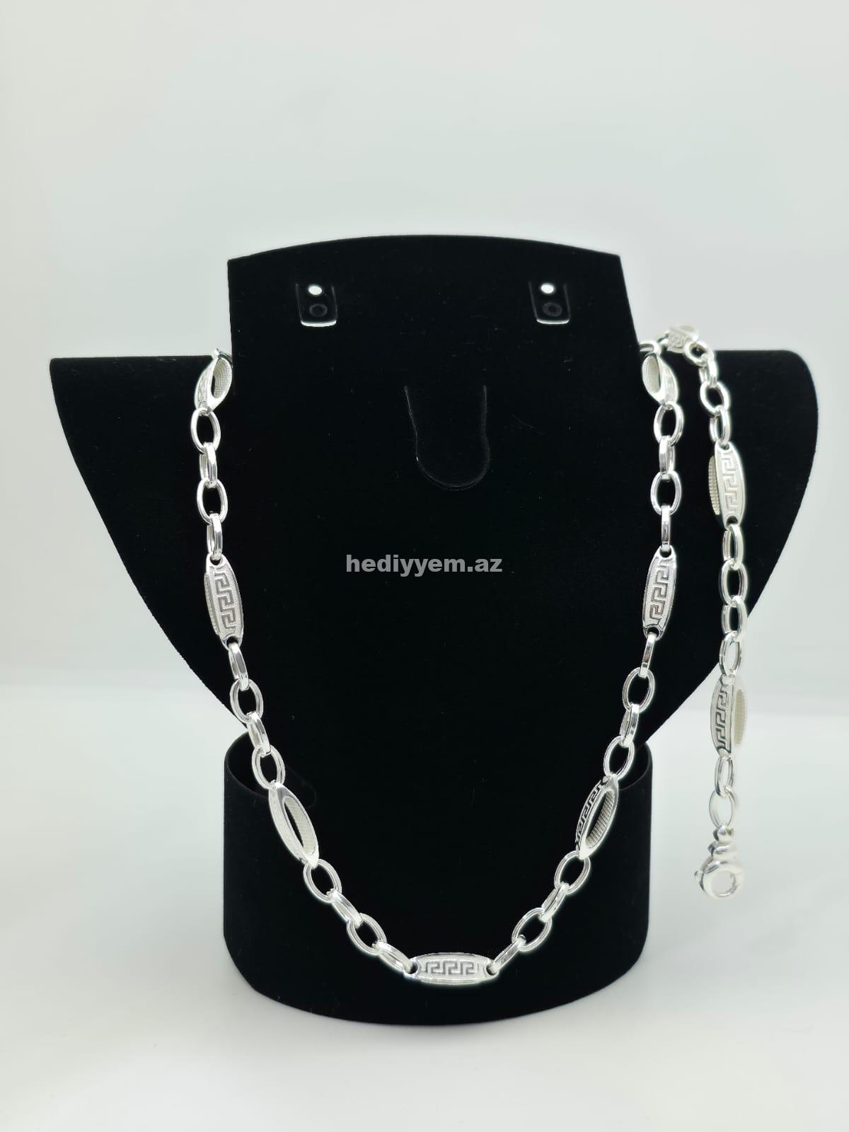 925 ayar Kişi Gümüş Dest Versace Modeli – No.3392