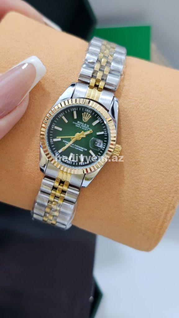 ”Rolex” markasi Qadin Qol Saati Avro zamok