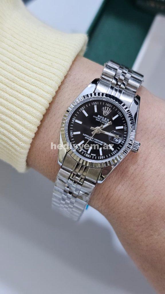”Rolex” markasi Qadin Qol Saati Avro zamok