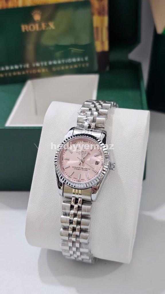 ”Rolex” markasi Qadin Qol Saati Avro zamok