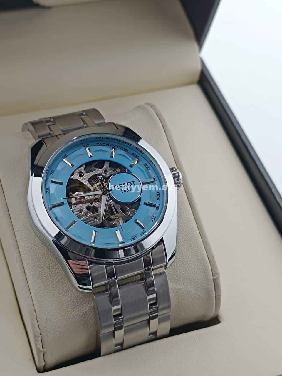 TİSSOT Skelton Kişi Saati Avto mexanika Euro kilit