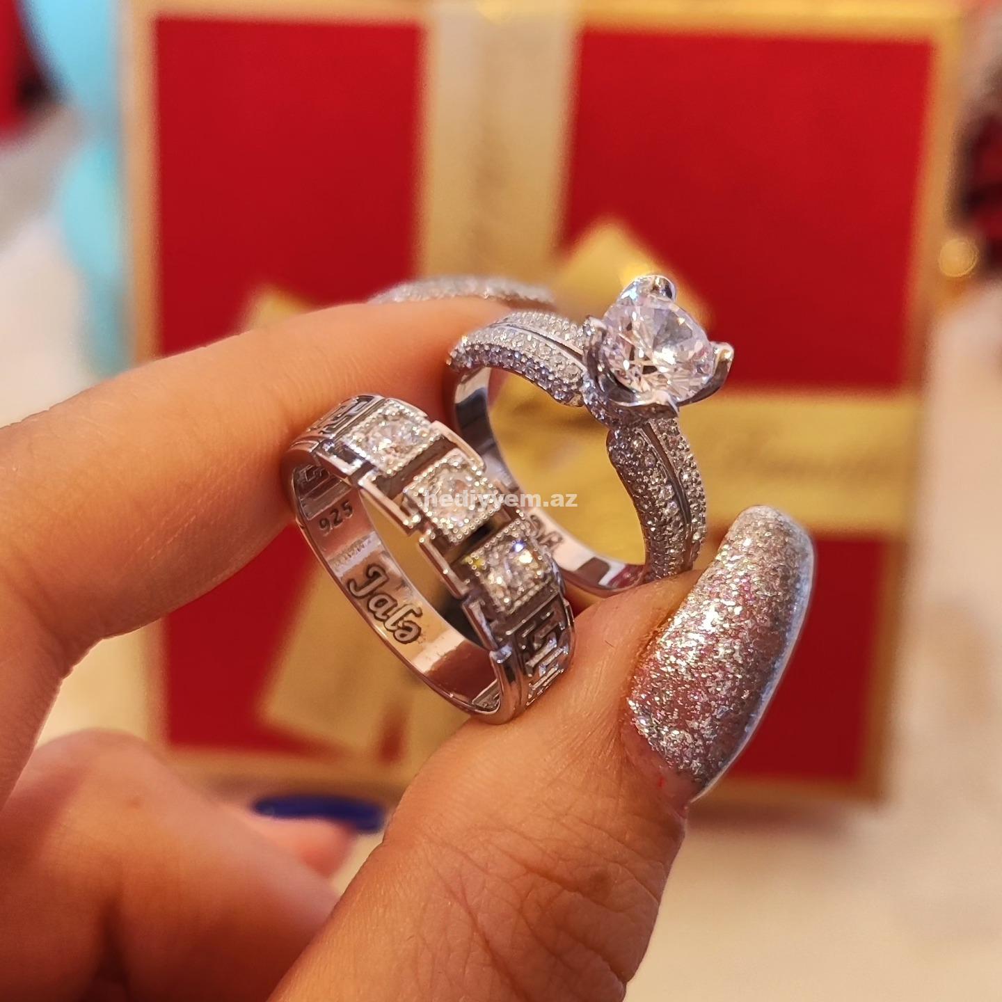 925 ayar Sevgililərə özəl Gümüş Üzük – No.3435