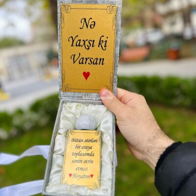 İstəyə uyğun yazılı Qablaşmalı Ətir (deluxe) – No.3432
