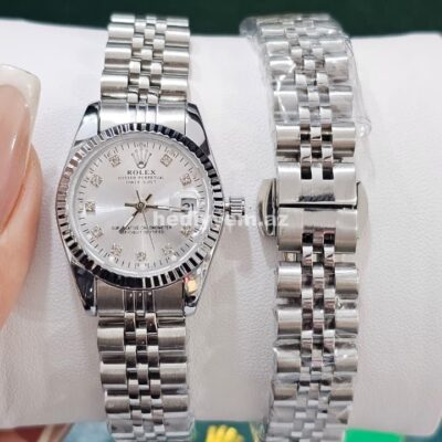 ”Rolex” Qadin Qol Saati Avro zamok Əla keyfiyyət