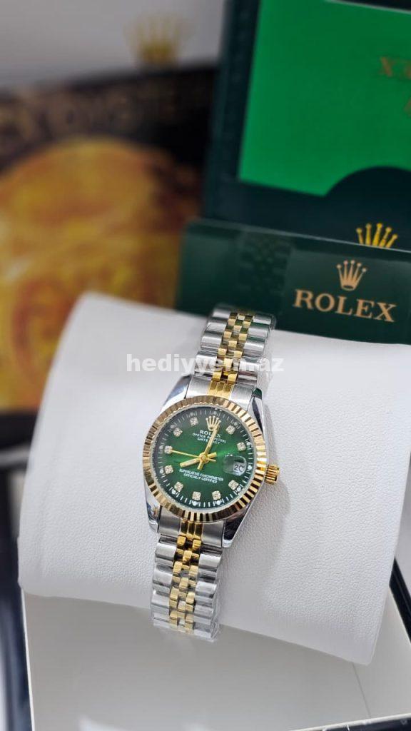 ”Rolex” Qadin Qol Saati Avro zamok Əla keyfiyyət